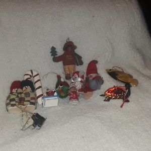 Random lot of Christmas Ornaments and decor